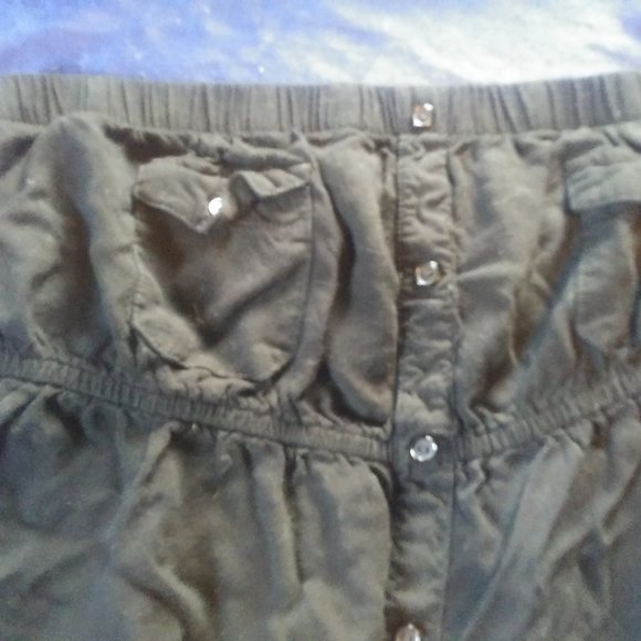 Nollie Black Flowy Tube Top sz. XL - Picture 4 of 4